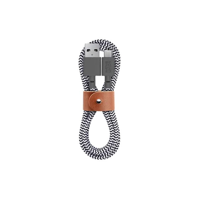 native-union-belt-cable-usb-a-usb-c-c-ble-4-ft-certifi-usb-if-tressage-nylon-ren image 1