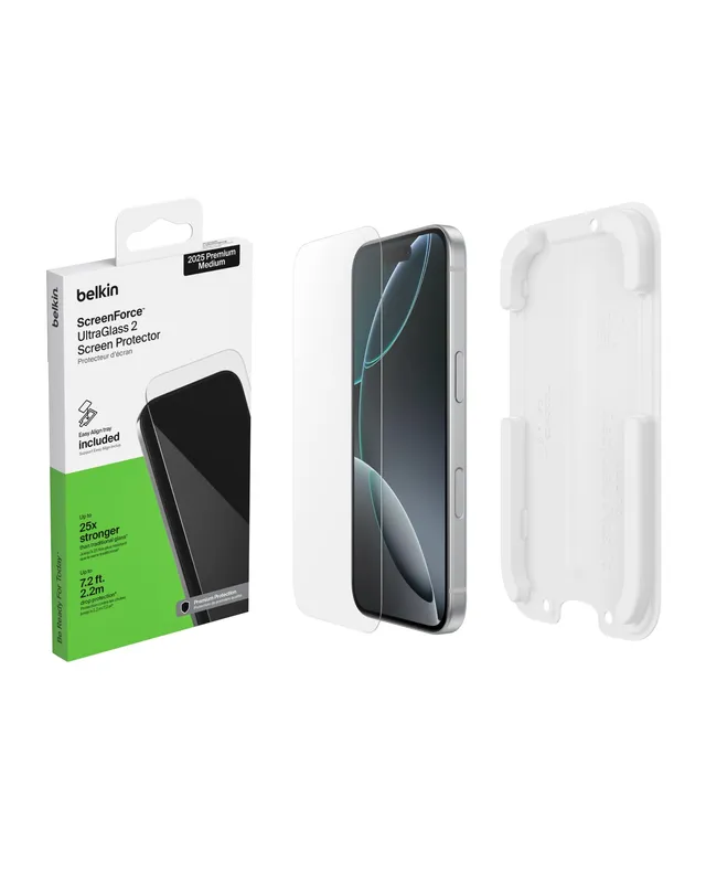 belkin-screenforce-ultraglass-2-protection-d-cran-iphone-17-pro-duret-9h-support image 1