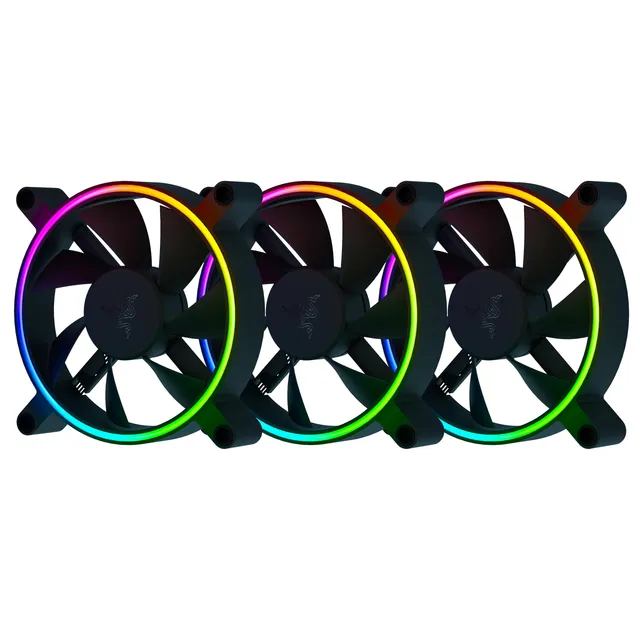 razer-kunai-chroma-120mm-ventilateur-pc-argb-hydraulique-pwm-pack-3-ventilateurs image 1