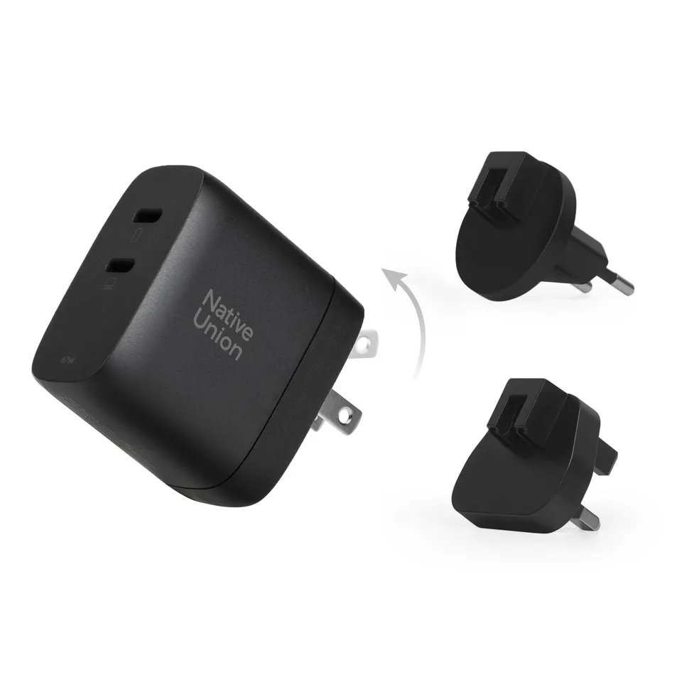 native-union-chargeur-gan-rapide-pd-67w-chargeur-mural-ultra-compact-usb-c-power image 1