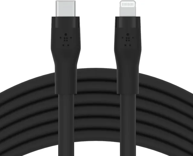 belkin-boostcharge-flex-c-ble-usb-c-vers-lightning-3-m-en-silicone-certifi-mfi-2 image 1