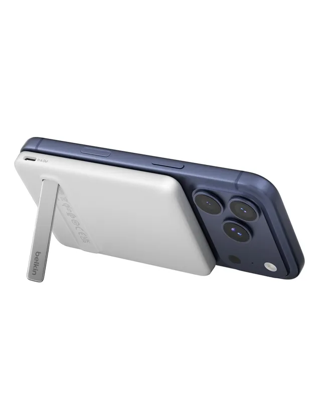 belkin-boostcharge-batterie-externe-magn-tique-qi2-15-w-5-000-mah-avec-b-quille- image 1