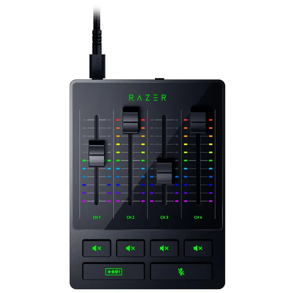 razer-audio-mixer-rz19-03860100-r3m1-mixeur-audio-analogique-4-canaux-pour-strea image 1
