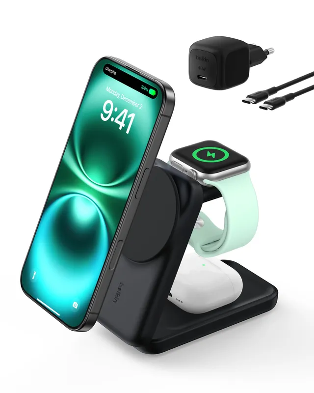belkin-ultracharge-chargeur-induction-3-en-1-qi2-25w-station-magn-tique-pliable- image 1