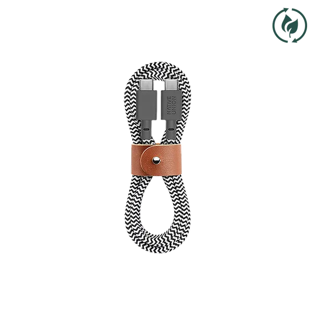 native-union-belt-cable-c-ble-usb-c-vers-usb-c-tress-1-2-m-avec-sangle-cuir-powe image 1