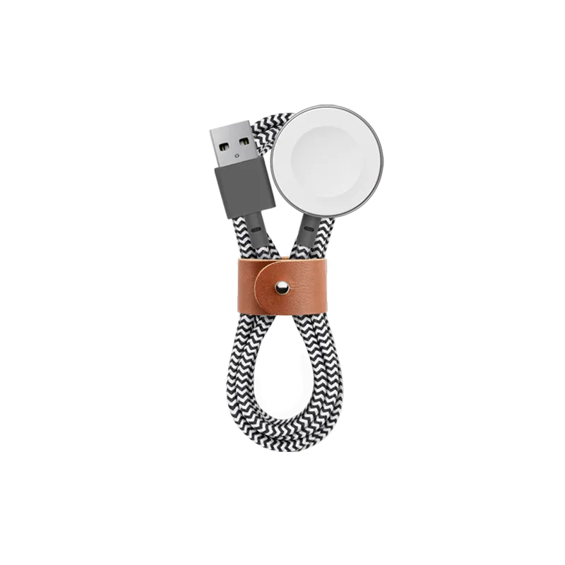 native-union-belt-watch-chargeur-apple-watch-nomade-mfi-avec-sangle-en-cuir-v-ri image 1