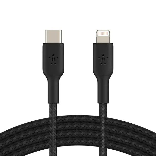 belkin-boostcharge-c-ble-usb-c-vers-lightning-tress-certifi-mfi-recharge-rapide- image 1