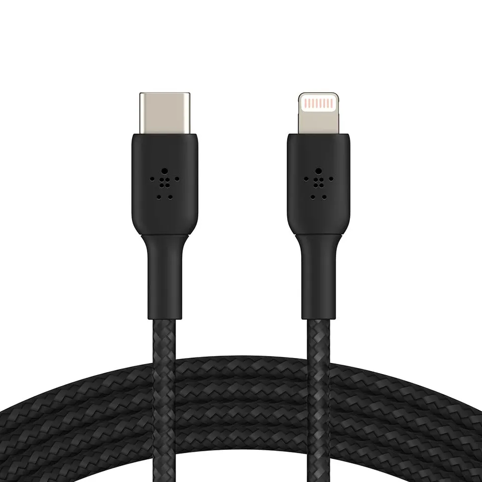 belkin-boostcharge-c-ble-usb-c-vers-lightning-tress-certifi-mfi-recharge-rapide- image 1