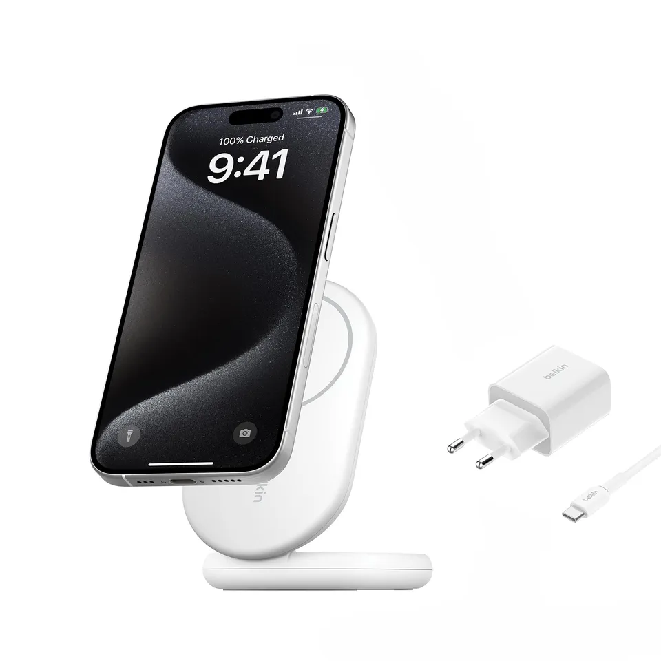 belkin-boostcharge-socle-de-recharge-qi2-15w-pliable-compatible-magsafe-chargeur image 1