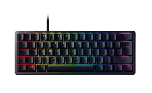 razer-huntsman-mini-interrupteur-violet-clicky-clavier-gaming-compact-60-commuta image 1