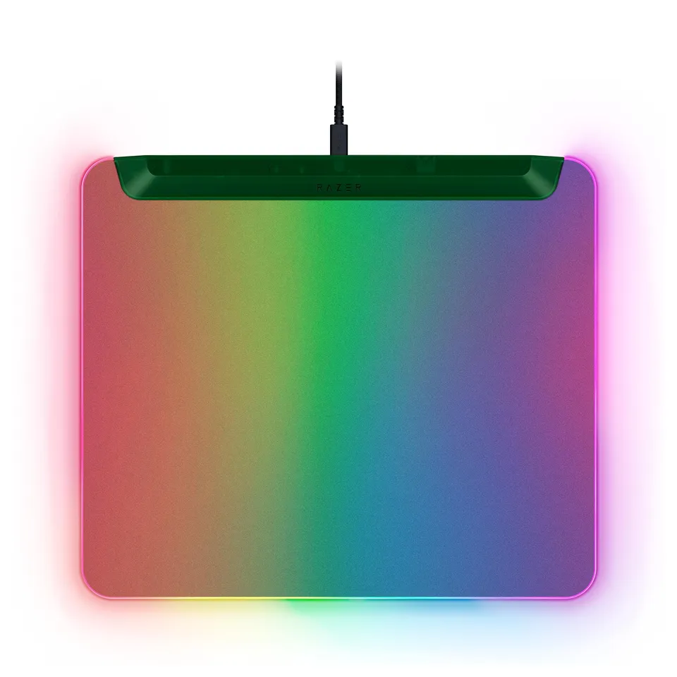 razer-firefly-v2-pro-phantom-green-tapis-de-souris-gaming-r-tro-clair-15-zones-c image 1