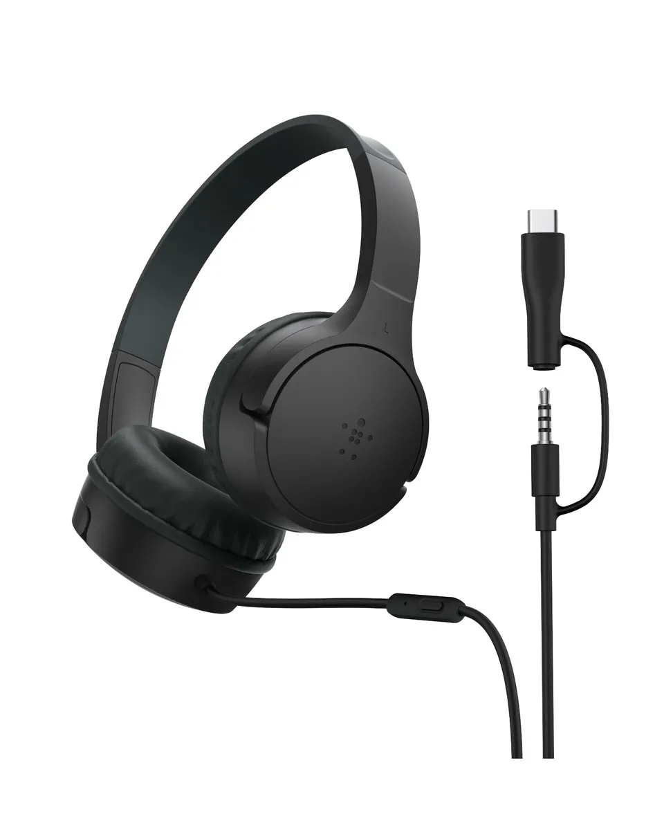 belkin-soundform-mini-casque-audio-filaire-pour-enfant-avec-connecteurs-usb-c-et image 1