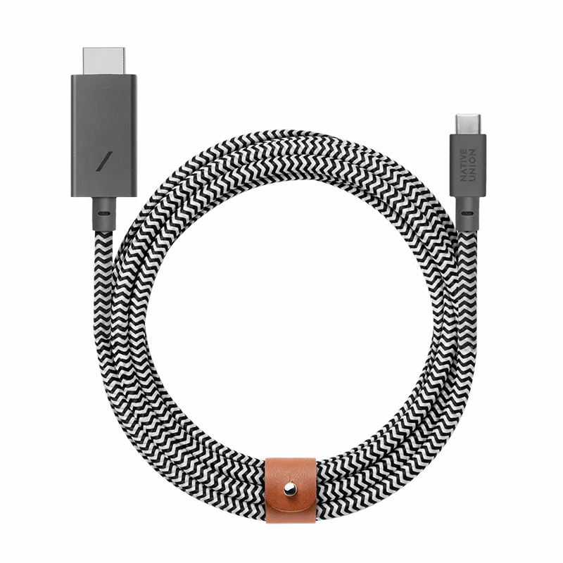 native-union-belt-hdmi-c-ble-hdmi-usb-c-4k-60hz-3-m-tress-renforc-avec-sangle-en image 1