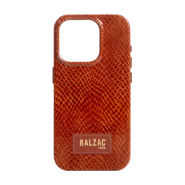 native-union-x-balzac-paris-embossed-cognac-coque-en-cuir-v-ritable-pour-iphone- image 1