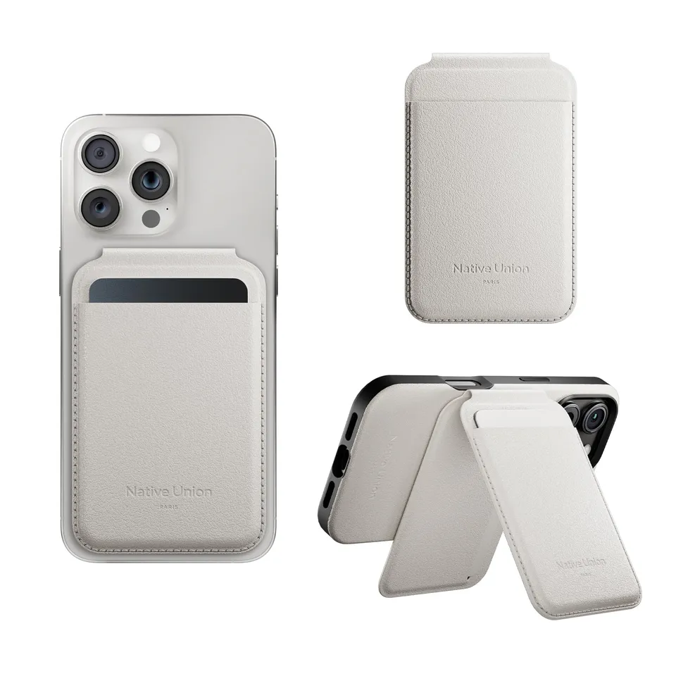 native-union-portefeuille-stand-active-porte-cartes-magn-tique-magsafe-avec-supp image 1