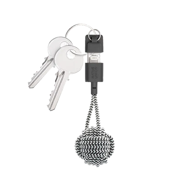 native-union-key-cable-usb-a-vers-lightning-c-ble-de-charge-porte-cl-s-certifi-m image 1