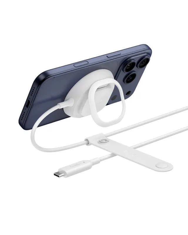 belkin-ultracharge-chargeur-magn-tique-qi2-25-w-sans-fil-compatible-magsafe-refr image 1