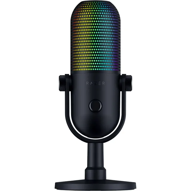 razer-seiren-v3-chroma-micro-usb-streaming-rgb-avec-tap-to-mute-capsule-supercar image 1