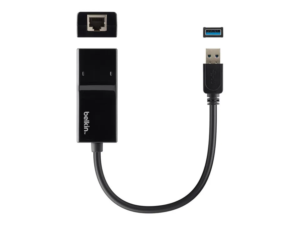 belkin-adaptateur-ethernet-usb-3-0-vers-gigabit-ethernet-10-100-1000-compatible- image 1