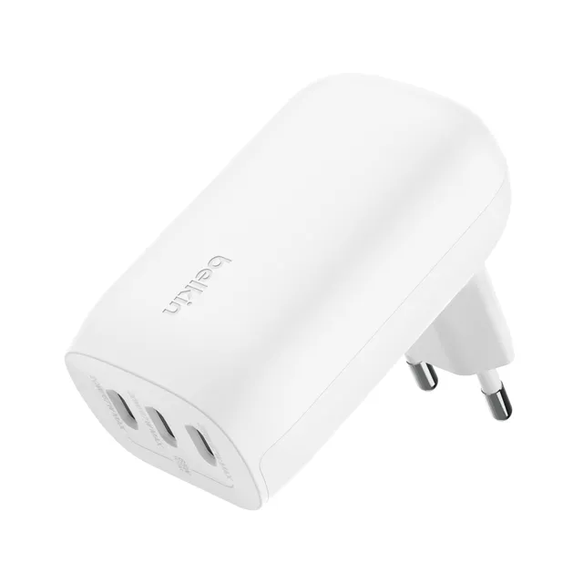 belkin-boostcharge-chargeur-secteur-3-ports-usb-c-67w-pps-pd-blanc-iphone-16-mac image 1