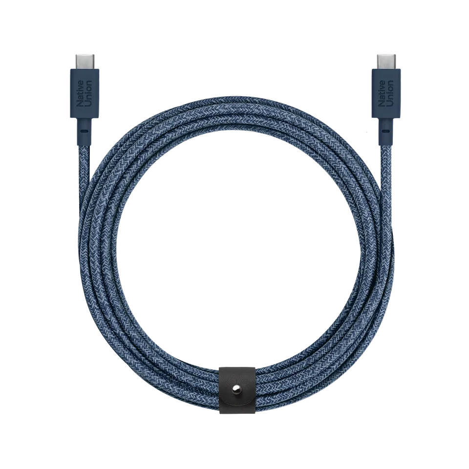 native-union-belt-cable-xl-100w-usb-c-usb-c-c-ble-10-ft-3-m-power-delivery-100w- image 1