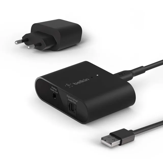 belkin-soundform-connect-auz002vfbk-adaptateur-audio-streaming-sans-fil-airplay- image 1