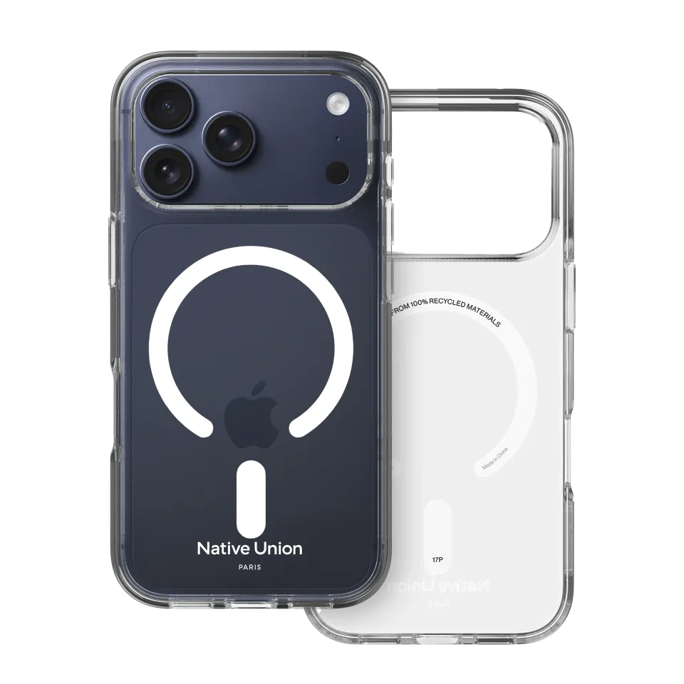 native-union-re-clear-pour-iphone-17-coque-transparente-100-recycl-e-anti-jaunis image 1