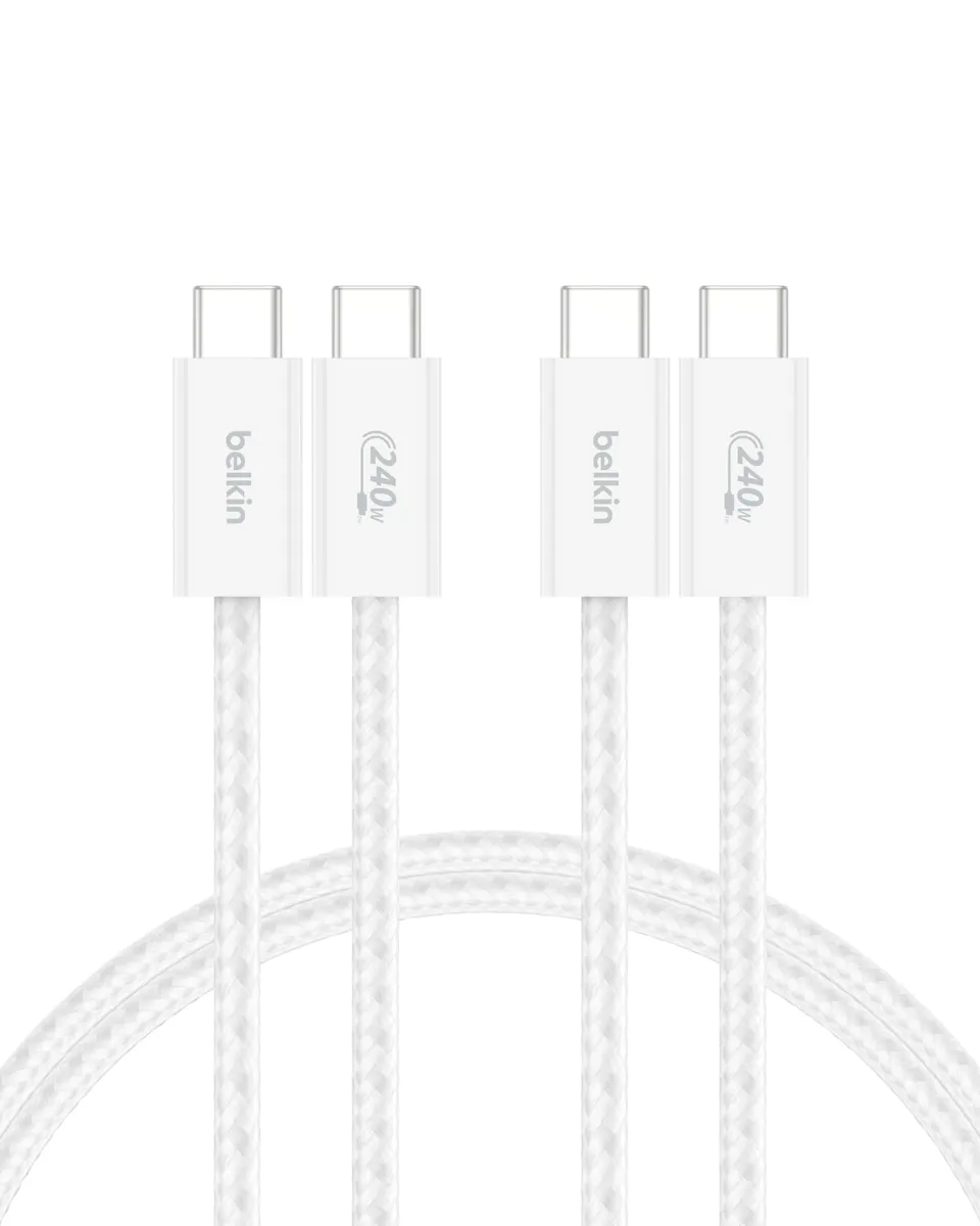 belkin-boostcharge-pack-de-2-c-bles-usb-c-vers-usb-c-1-5-m-240-w-tress-s-nylon-c image 1