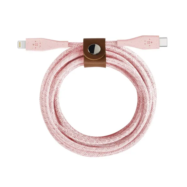 belkin-boostcharge-duratek-c-ble-usb-c-vers-lightning-certifi-mfi-avec-sangle-cu image 1