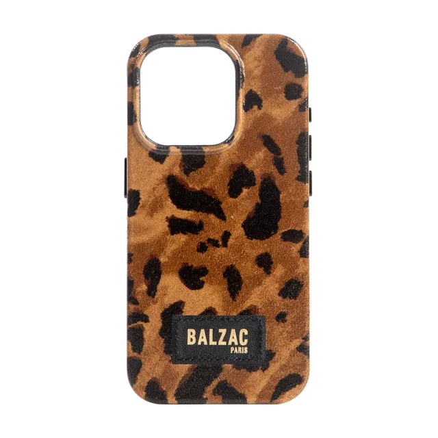 native-union-x-balzac-paris-cheetah-cappuccino-case-pour-iphone-14-coque-cuir-v- image 1