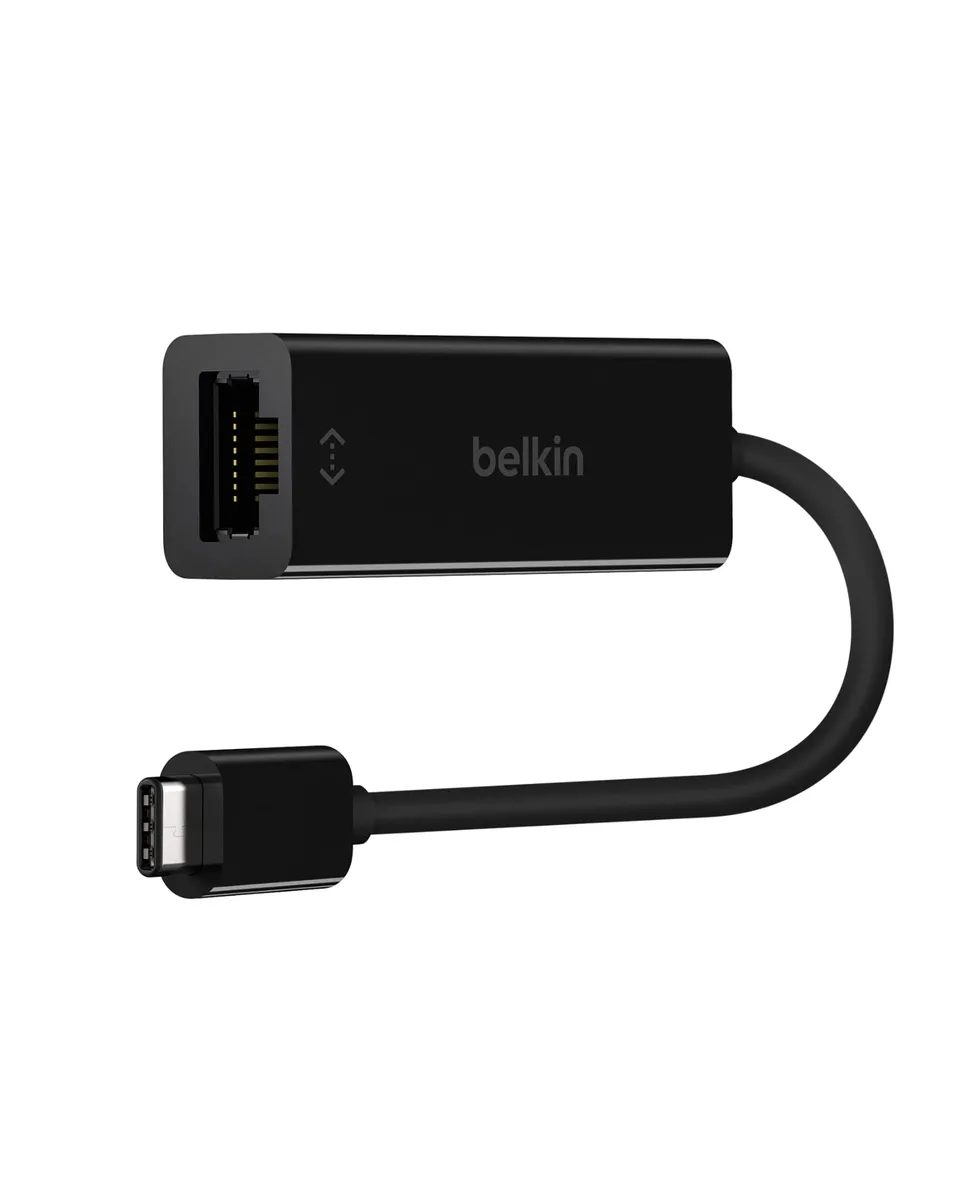 belkin-adaptateur-usb-c-vers-ethernet-gigabit-femelle-noir-compatible-ipad-pro-e image 1