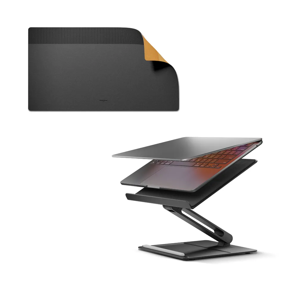 native-union-the-perfect-desk-set-support-d-ordinateur-portable-r-glable-et-tapi image 1