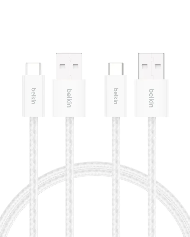 belkin-pack-de-2-c-bles-usb-a-vers-usb-c-tress-s-1-5-m-15w-blanc-charge-rapide-i image 1