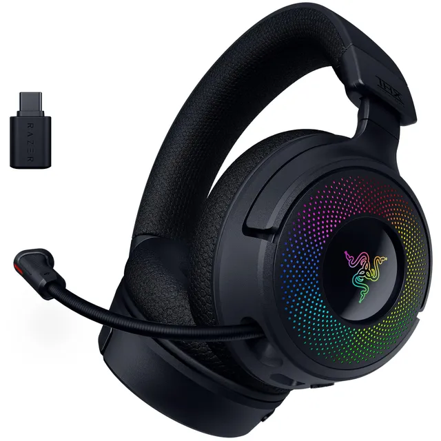 razer-kraken-v4-casque-gaming-sans-fil-3-modes-triforce-40-mm-thx-spatial-audio- image 1