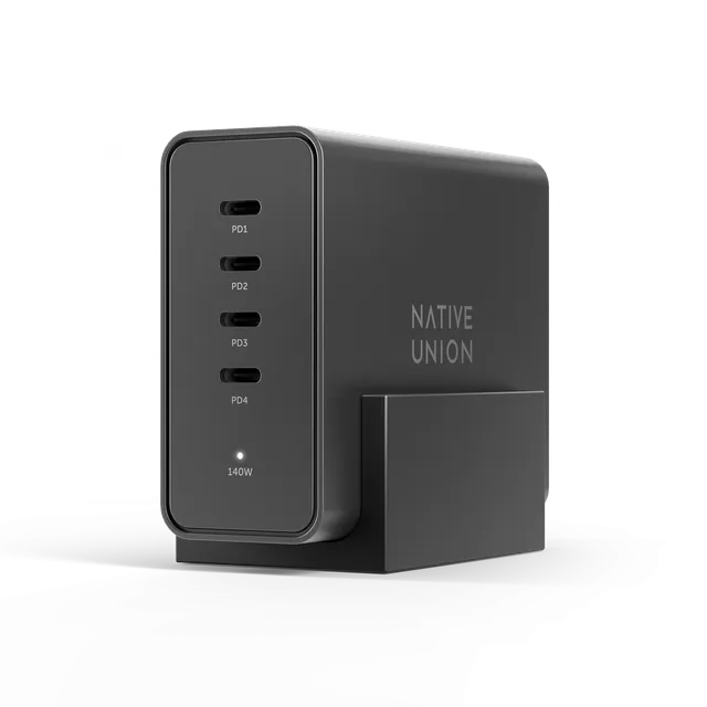 native-union-fast-desktop-charger-pd-140w-chargeur-de-bureau-gan-4-ports-power-d image 1