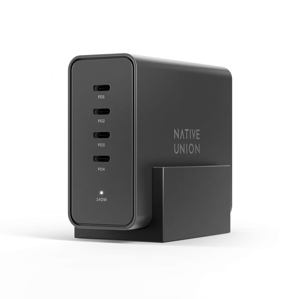 native-union-fast-desktop-charger-pd-140w-chargeur-de-bureau-gan-4-ports-power-d image 1