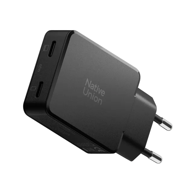 native-union-pocket-gan-charger-pd-65w-chargeur-ultra-fin-2-ports-usb-c-power-de image 1
