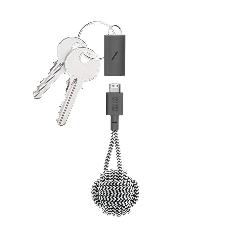 native-union-key-cable-usb-c-vers-lightning-certifi-mfi-c-ble-porte-cl-s-renforc image 1