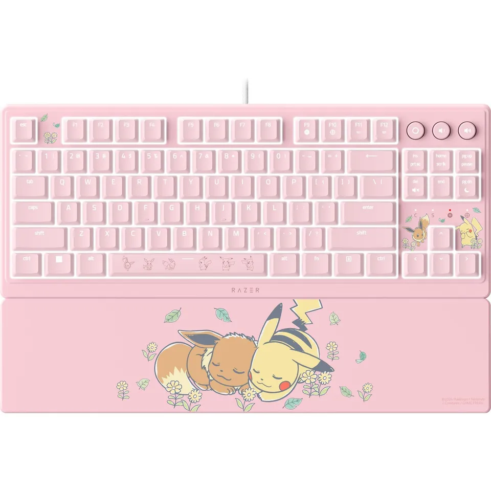 razer-ornata-v3-tenkeyless-pok-mon-pikachu-voli-clavier-gaming-compact-m-ca-memb image 1