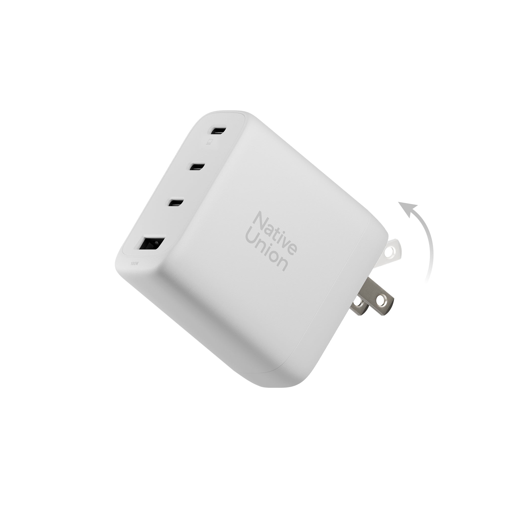 native-union-fast-gan-charger-pd-100w-chargeur-gan-compact-4-ports-3-usb-c-1-usb image 4