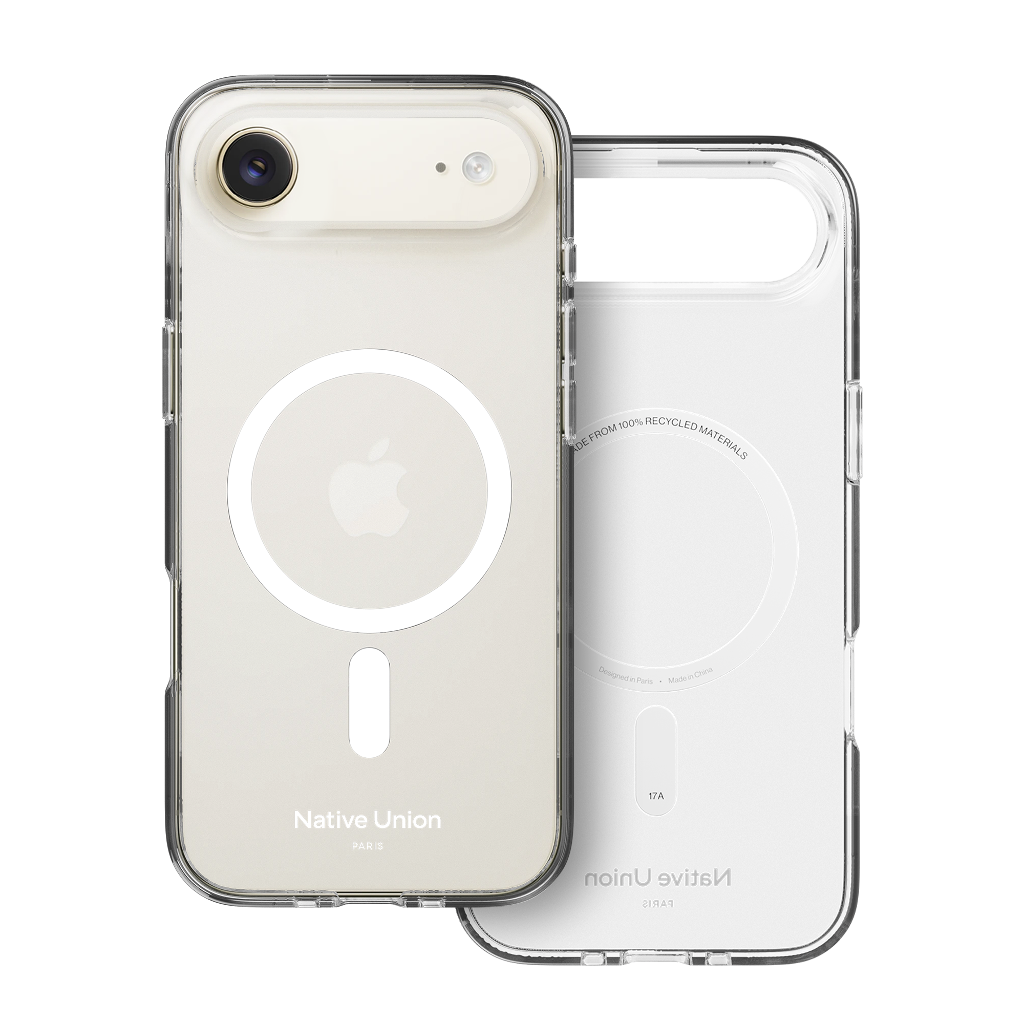 native-union-re-clear-pour-iphone-17-coque-transparente-100-recycl-e-anti-jaunis image 3