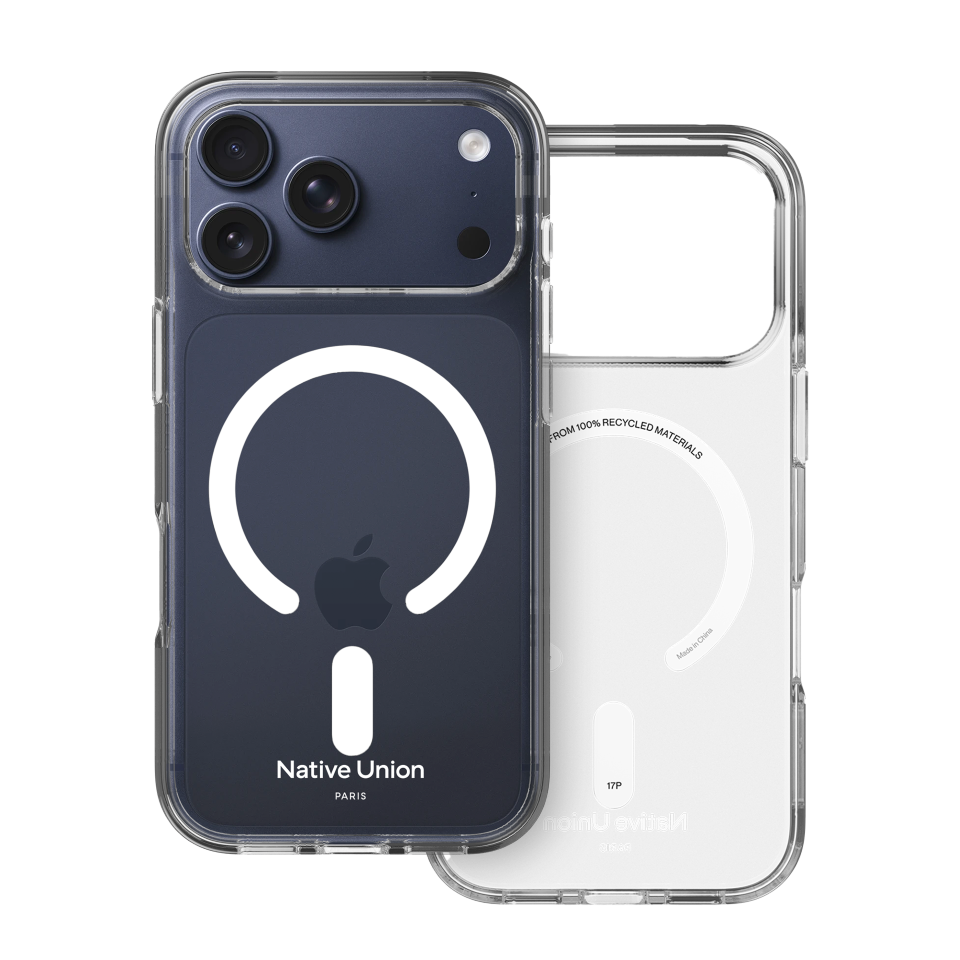 native-union-re-clear-pour-iphone-17-coque-transparente-100-recycl-e-anti-jaunis image 1