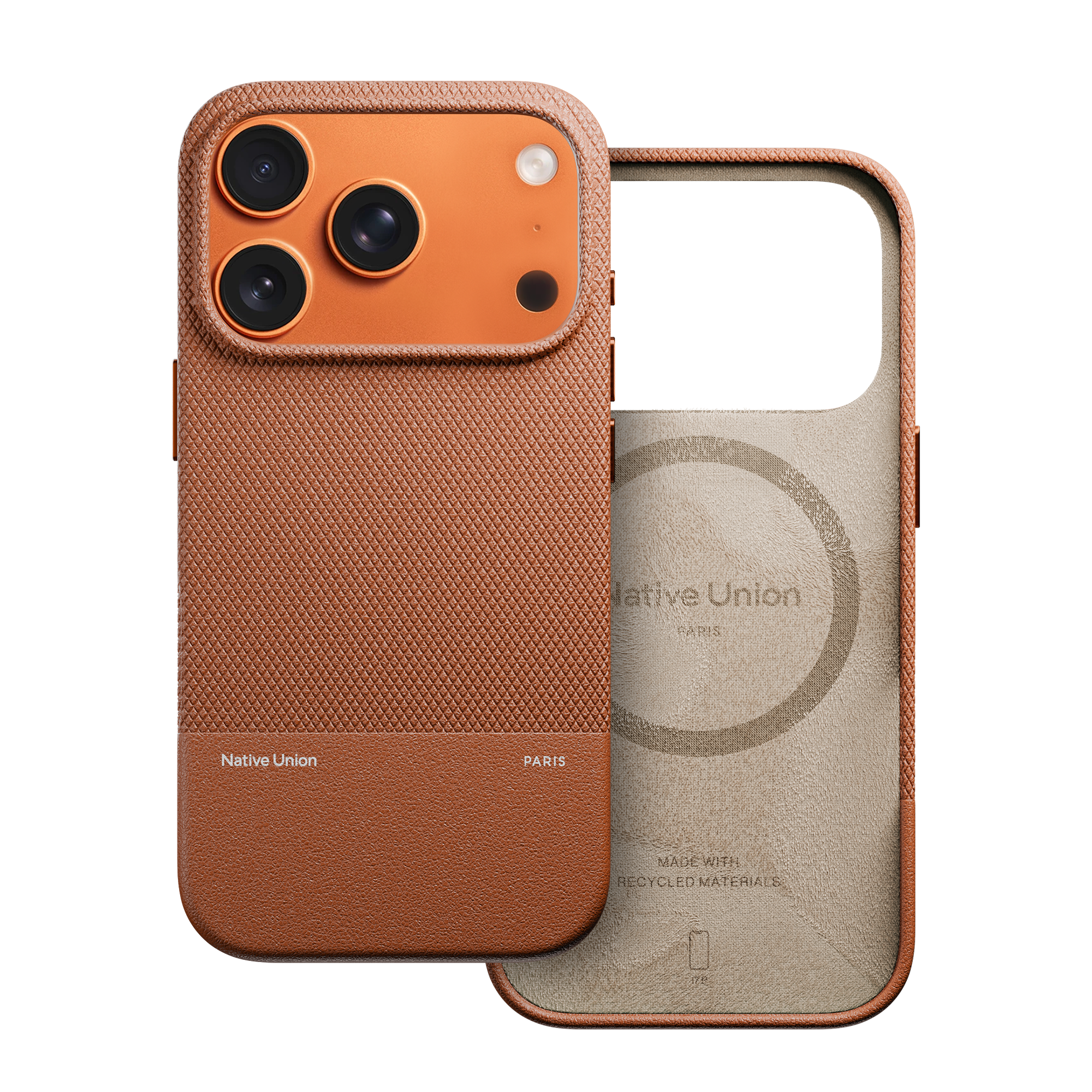 native-union-re-classic-case-pour-iphone-17-coque-en-cuir-alternatif-recycl-sans image 3