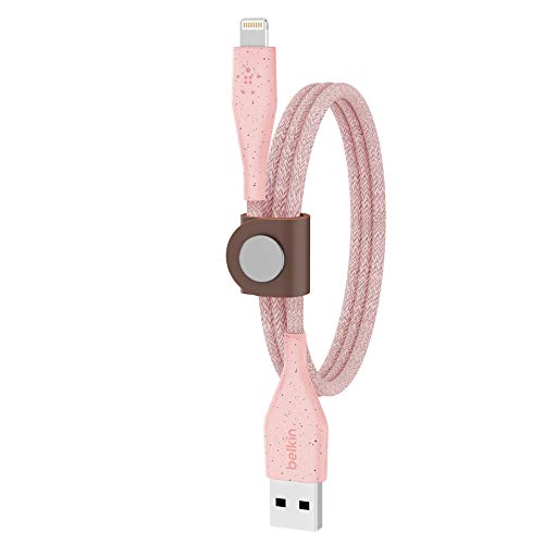 belkin-duratek-plus-c-ble-lightning-vers-usb-a-1-2m-rose-c-ble-de-recharge-renfo image 3