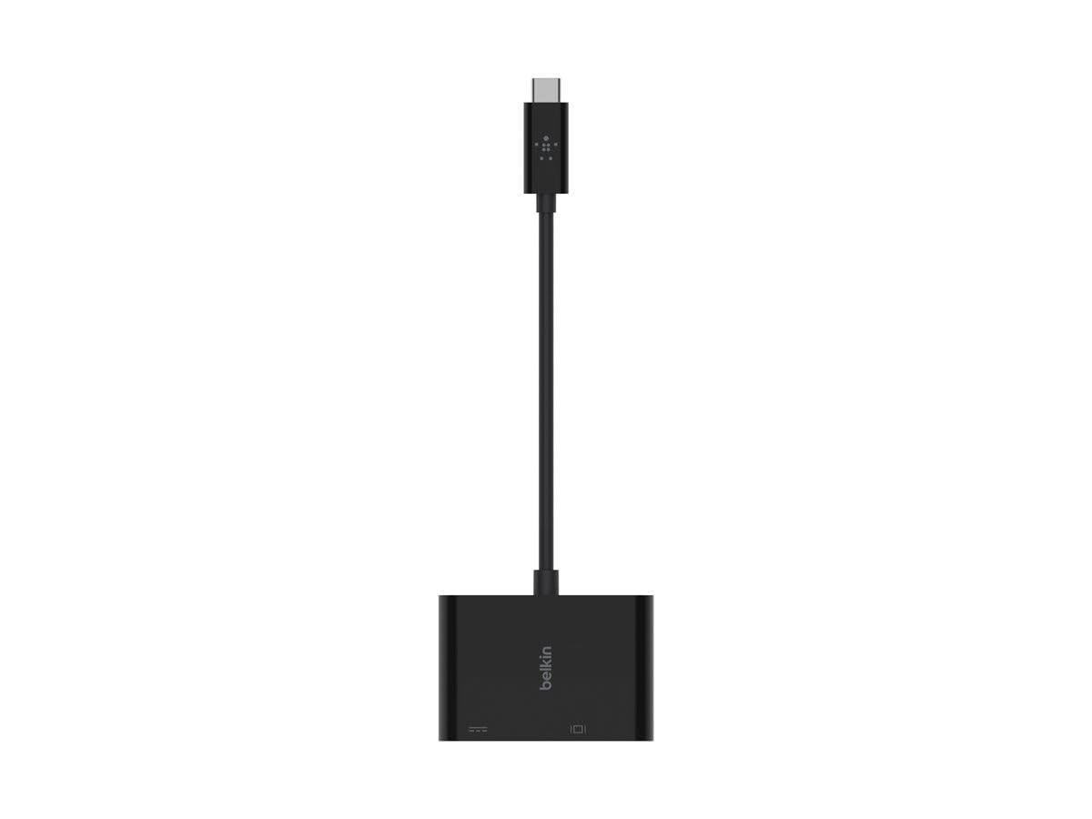 belkin-adaptateur-usb-c-vers-vga-avec-recharge-vid-o-hd-1080p-et-alimentation-pa image 1