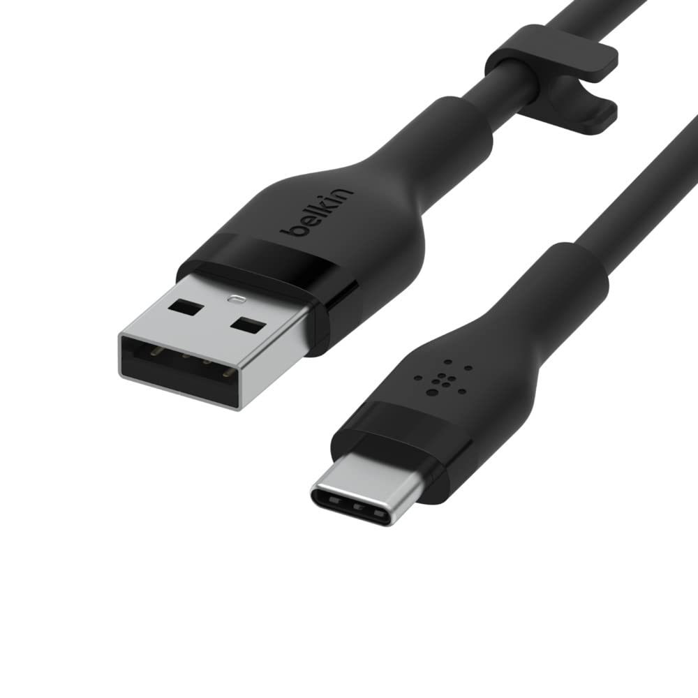belkin-boostcharge-flex-c-ble-usb-c-vers-usb-a-silicone-3-m-certifi-usb-if-noir image 4