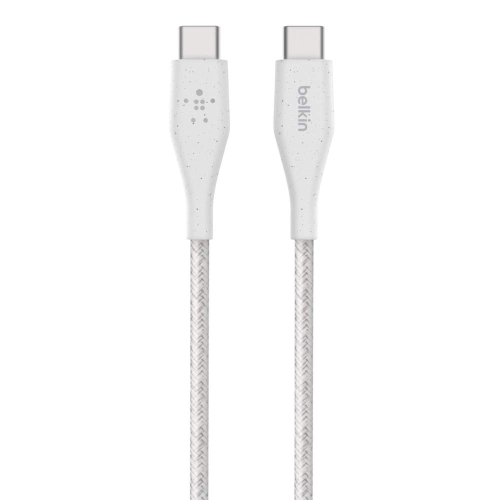 belkin-boostcharge-c-ble-usb-c-vers-usb-c-tress-avec-sangle-cuir-charge-rapide-u image 2