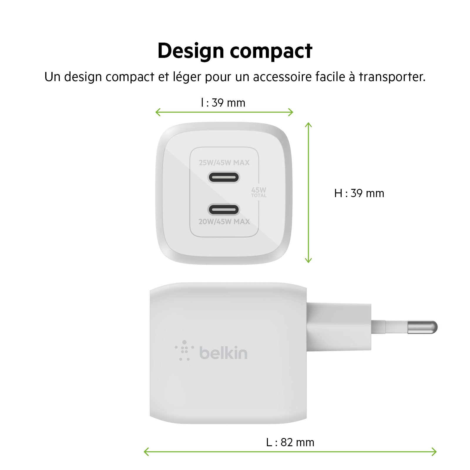 belkin-chargeur-secteur-double-port-usb-c-45-w-gan-power-delivery-3-0-pps-pour-i image 6