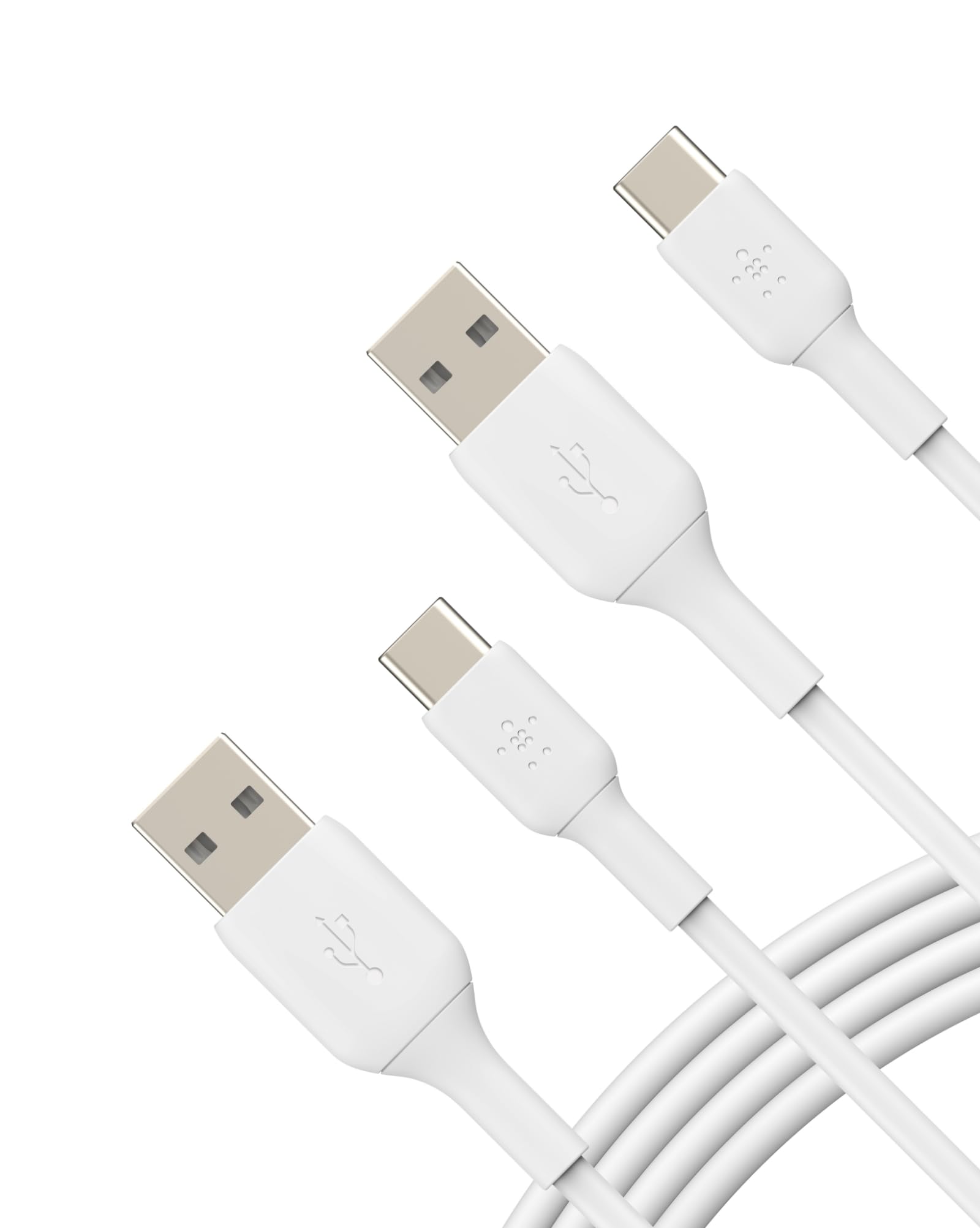 belkin-boostcharge-c-ble-usb-c-vers-usb-a-1-m-blanc-pack-de-2-certification-usb- image 1