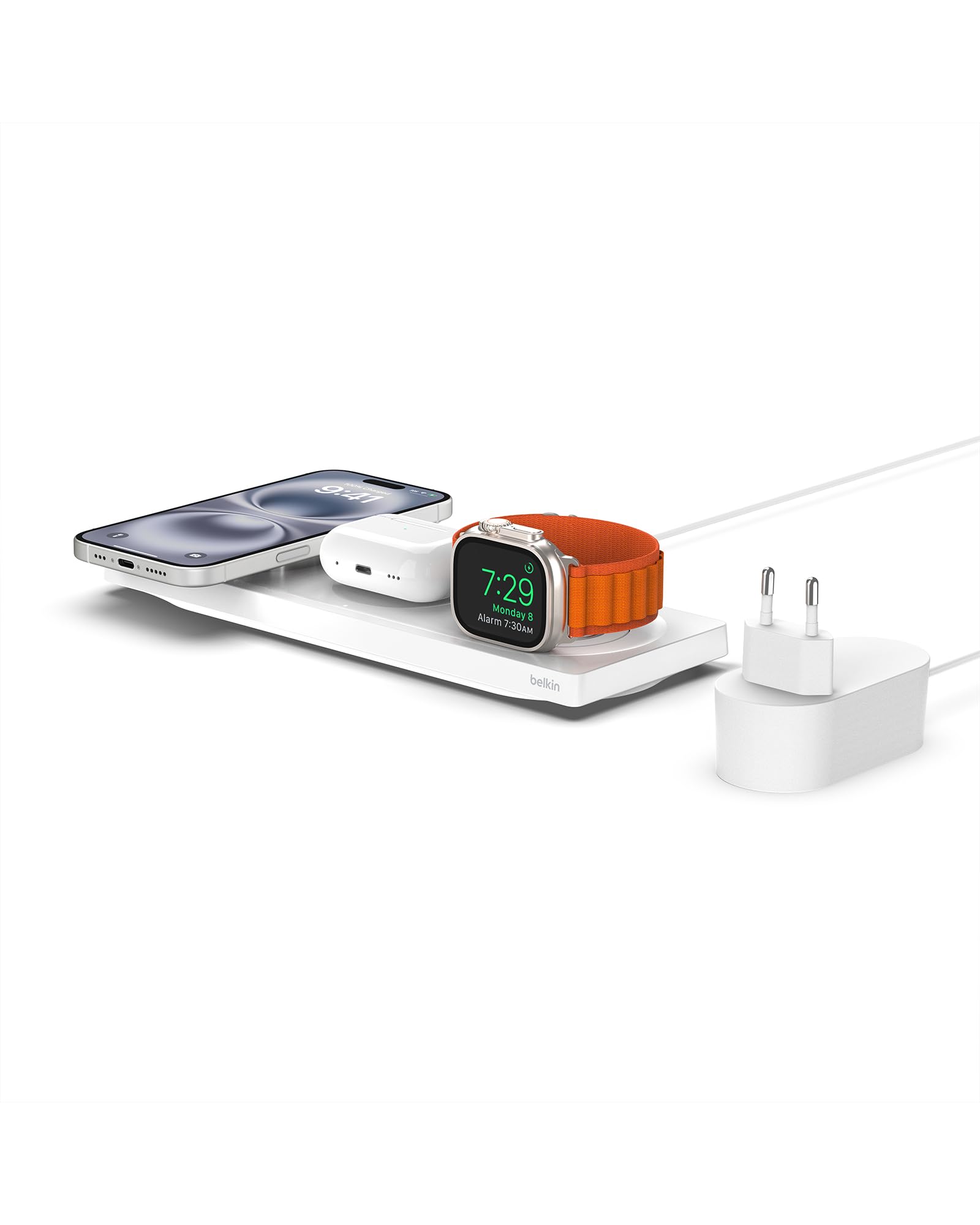 belkin-chargeur-sans-fil-magsafe-3-en-1-certifi-mfi-pour-iphone-apple-watch-et-a image 8
